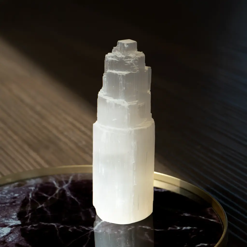 Selenite Tower 15cm