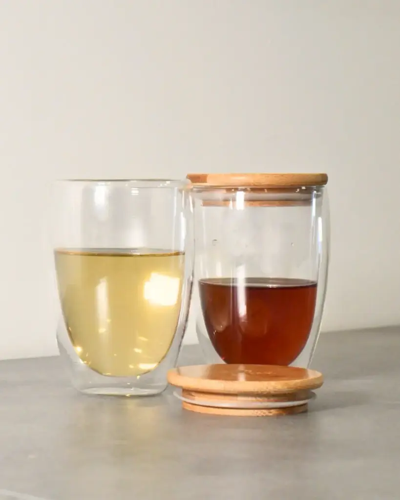 Copo Térmico ALME com tampa em bambu