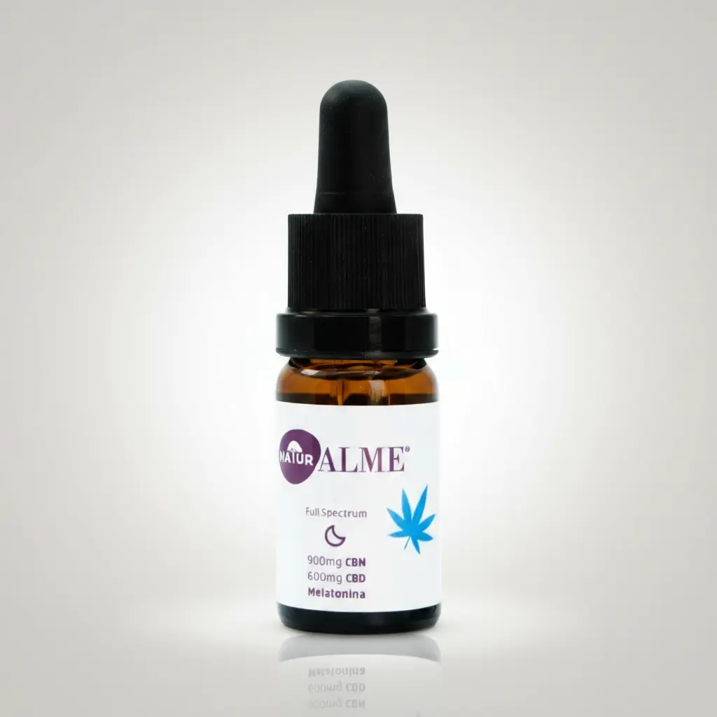 Extrato Integral de Cânhamo Noite – CBN + CBD + Melatonina