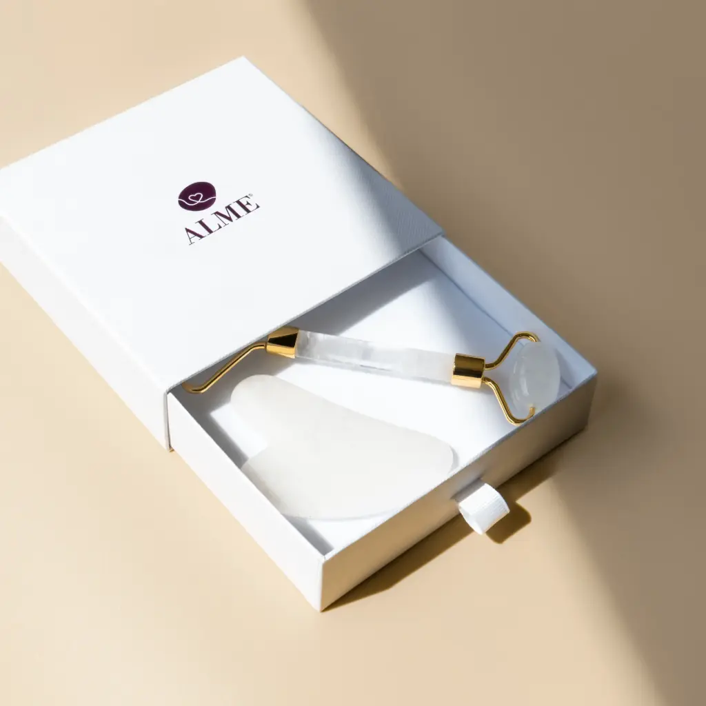 Massajador Facial em Quartzo