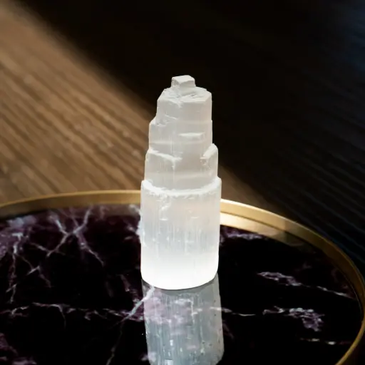 [ALM1137] Torre de Selenite 10cm